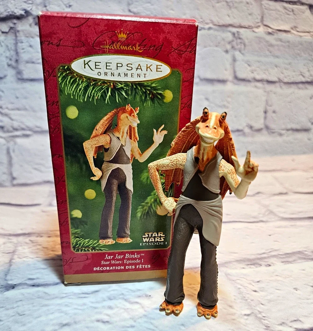 Hallmark Keepsake Star Wars Episode I Jar Jar Binks Ornament 2001 w/ Box